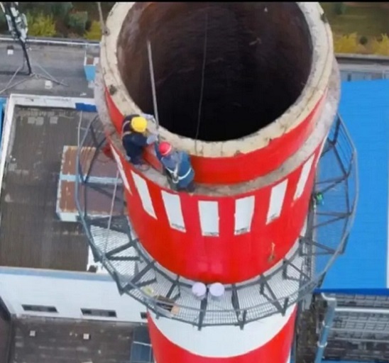 煙囪安裝避雷針：高空安裝，質量保證